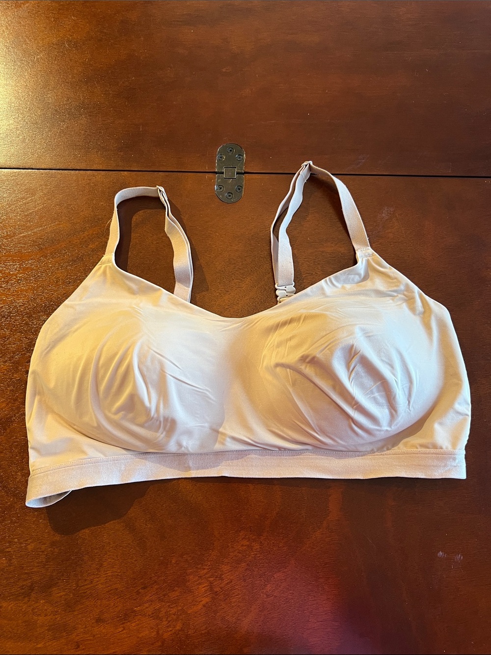 Warner's All You Need Soft nude Wireless Everyday Bra with Adjustable Straps